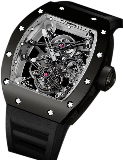 Replica Richard Mille RM 038 Tourbillon Bubba Watson Black Watch